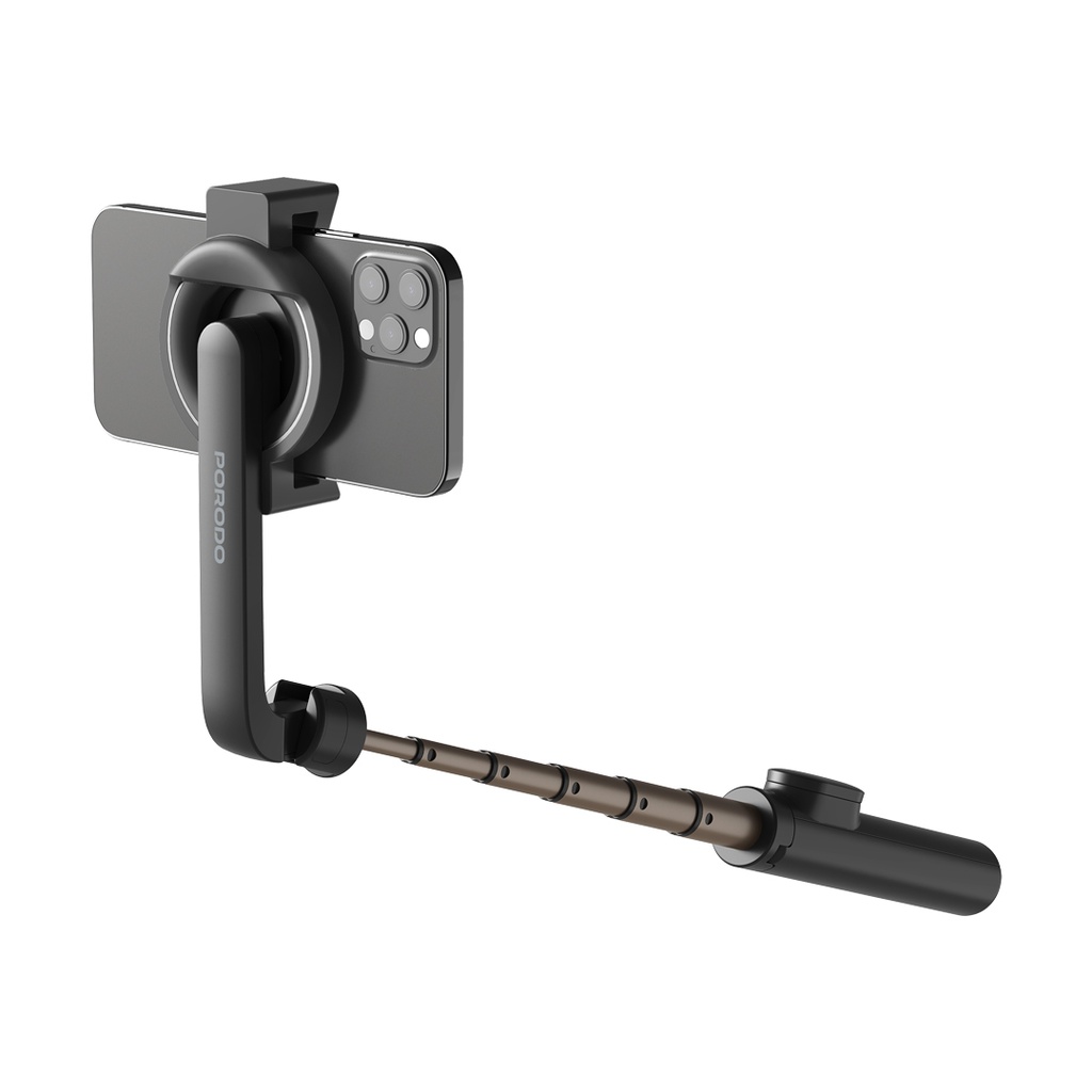 PORODO MAGNETIC MAGSAFE SELFIE TRIPOD 65CM BLACK PD-MGS64-BK - Image 3