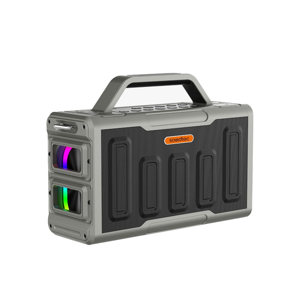 PORODO SOUNDTEC SURGE 2.2 CHANNEL PARTY BLACK SPEAKER PD-STPS100-BK - Image 2