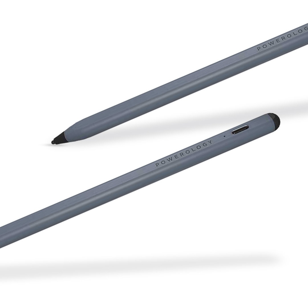 POWEROLOGY UNIVERSAL 2 IN 1 SMART PENCIL GRAY - Image 2
