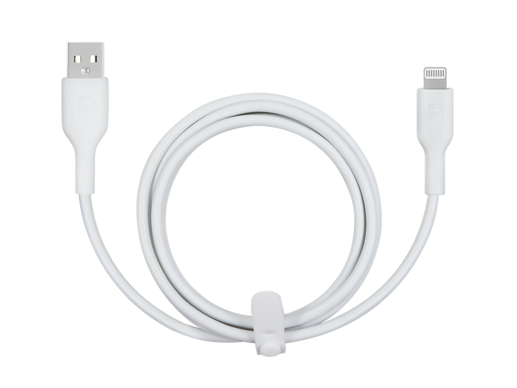 POWEROLOGY USB A TO LIGHTNING FAST CHARGING CABLE 1.2M WHITE PWATL1M-WH - Image 3