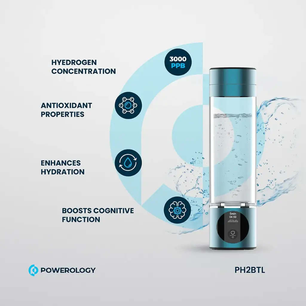 POWEROLOGY HYDROGEN RICH WATER GENERATOR PH2BTL - Image 3