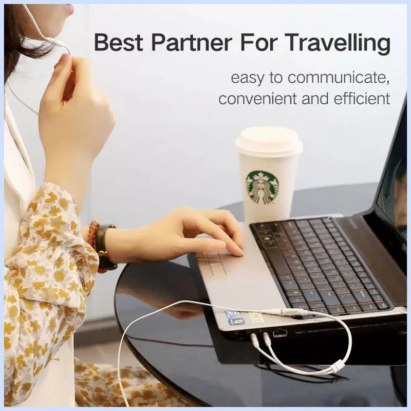 UGREEN 3.5MM FEMALE TO 2 MALE AUDIO CABLE ABS CASE WHITE 20897 - Image 5