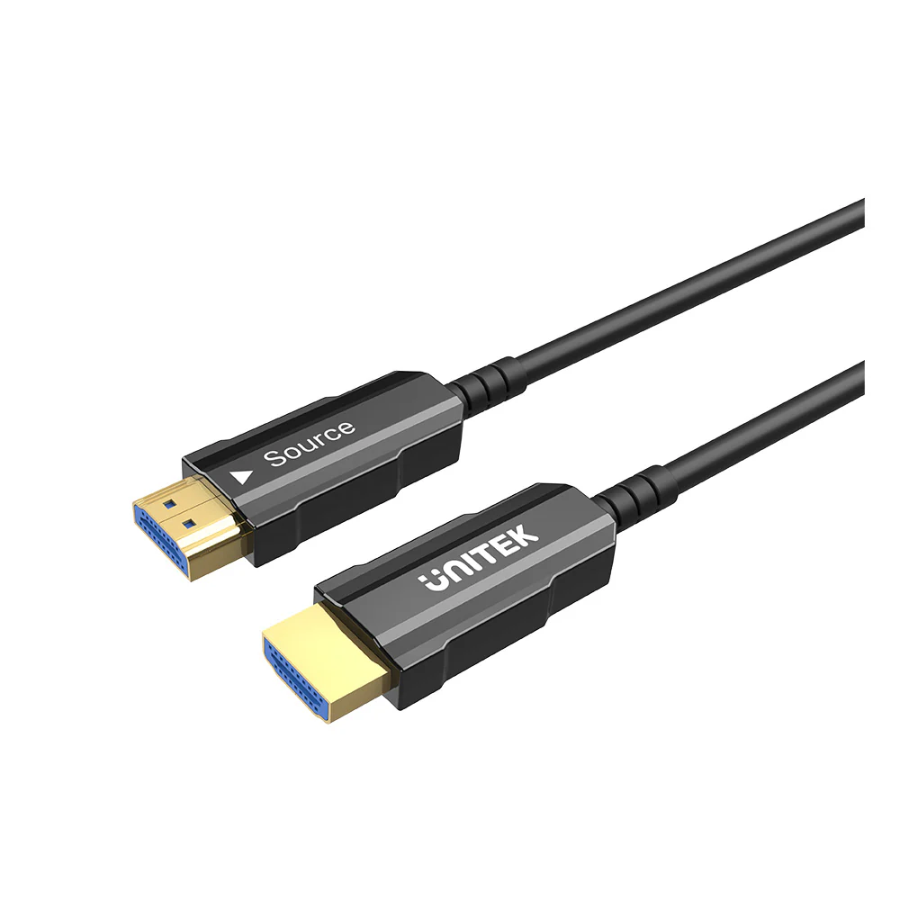 UNITEK 4K ULTRA HD 60HZ HDMI FIBER OPTIC CABLE 50M BLACK C11072BK - Image 2