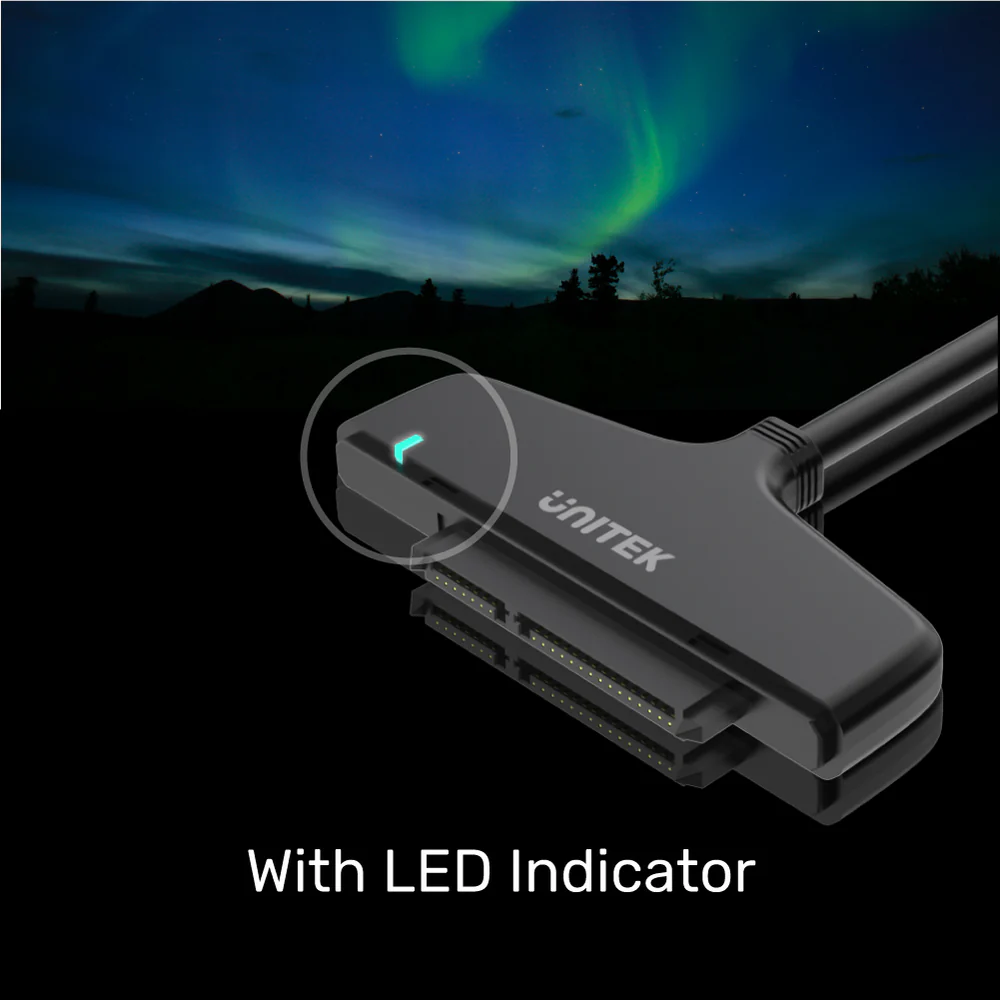 UNITEK USB 3.1 USB A TO 2.5 SATA 6G CONVERTER BLACK Y-1096 - Image 6