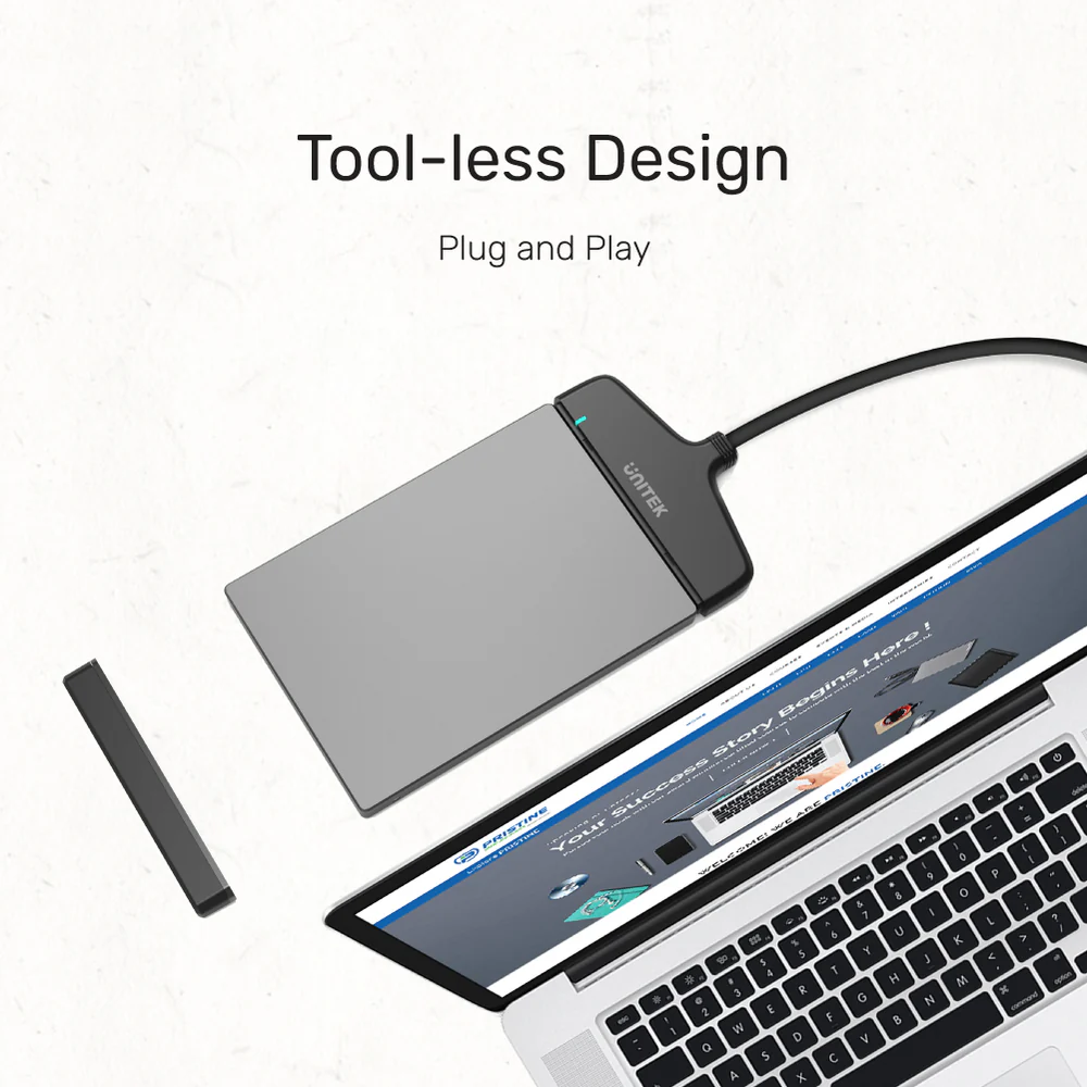 UNITEK USB 3.1 USB A TO 2.5 SATA 6G CONVERTER BLACK Y-1096 - Image 8