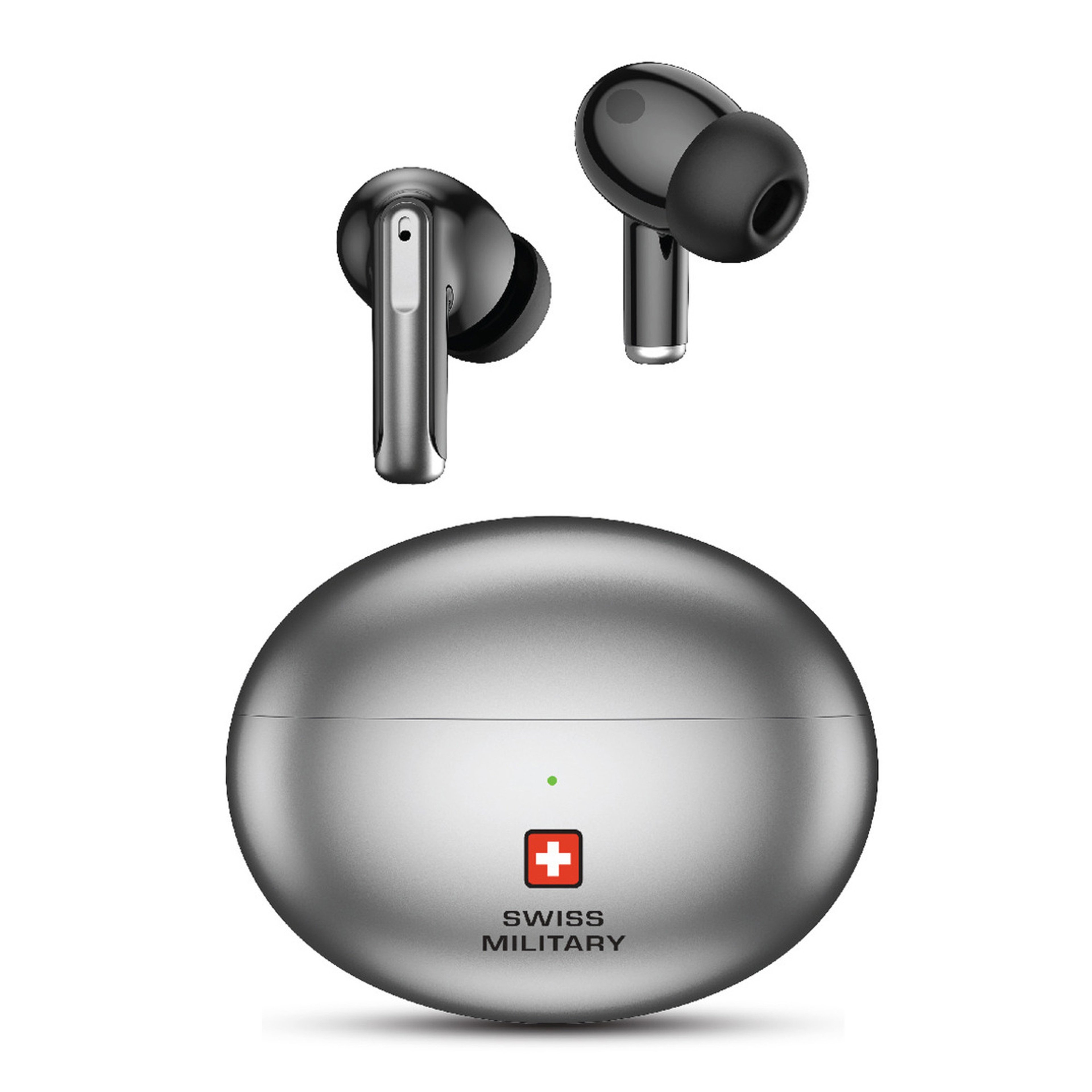 SWISS MILITARY VICTOR 3 ACTIVE NC ENC WIRELESS EARBUDS BLACK - Image 2