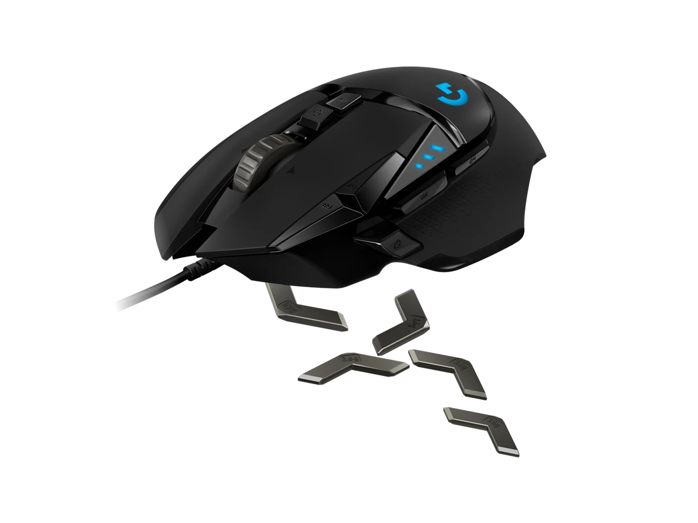 LOGITECH G502 HERO WIRED GAMING MOUSE BLACK 910-005471 - Image 5