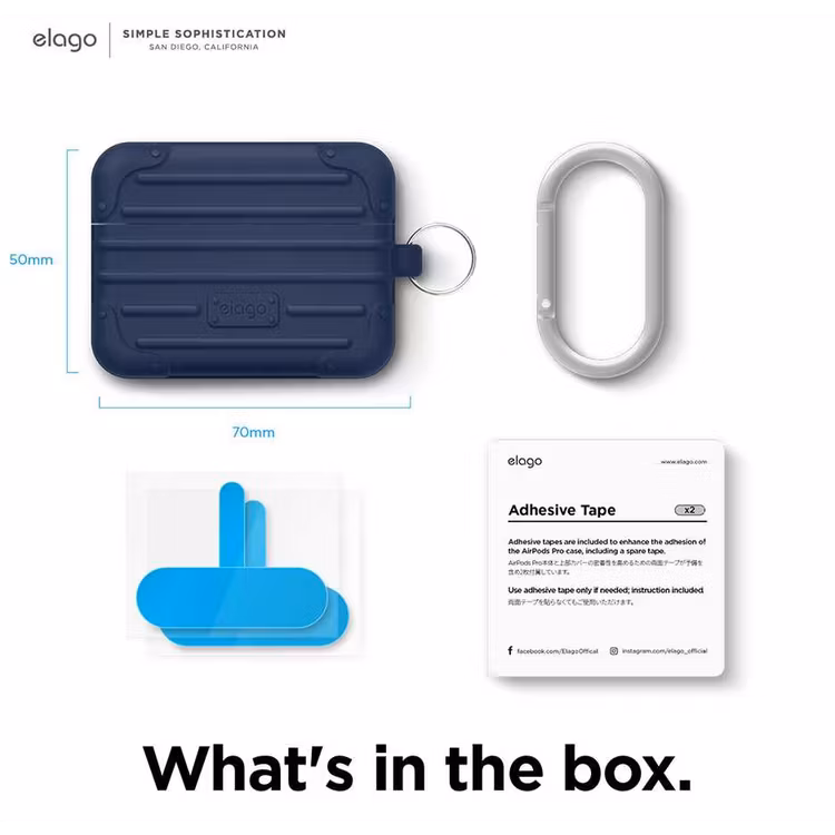 ELAGO AIRPODS PRO SUIT CASE BLUE EAPPSUIT-JIN - Image 6