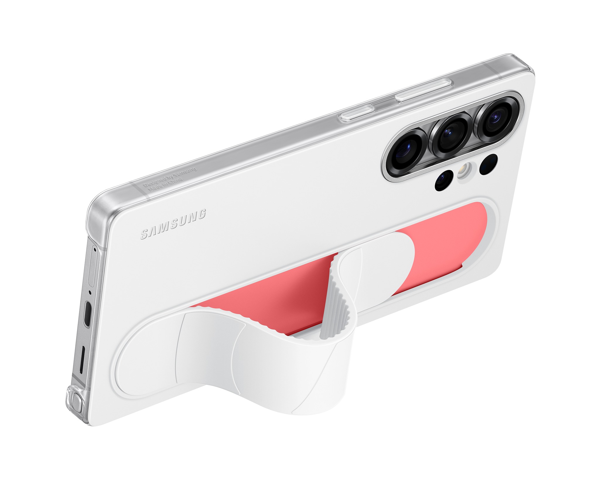 SAMSUNG GALAXY S25 ULTRA STANDING GRIP CASE WHITE EF-GS938CWEGWW - Image 4