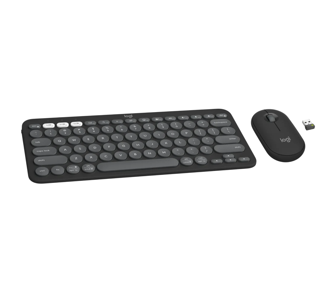 LOGITECH PEBBLE 2 COMBO KEYBOARD AND MOUSE BLACK 920-012397 - Image 2