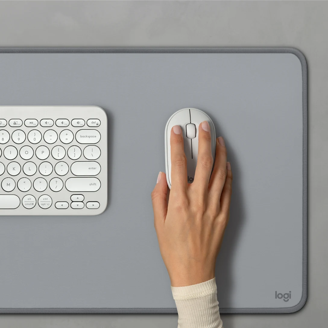 LOGITECH PEBBLE WIRELESS MOUSE WHITE 910-005541 - Image 2