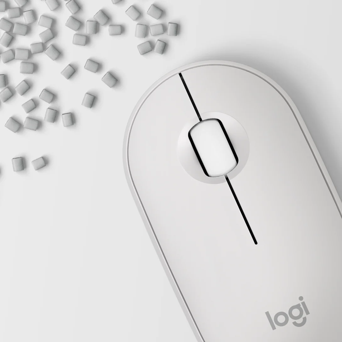 LOGITECH PEBBLE WIRELESS MOUSE WHITE 910-005541 - Image 4