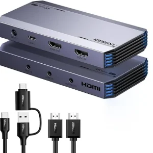 UGREEN AUDIO VIDEO CAPTURE CARD MIC HEADPHONE 4K/60HZ HDMI 10937