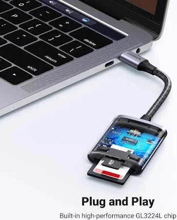 UGREEN USB-C MULTIFUNCTION SD/TF MEMORY CARD READER 80888 - Image 10