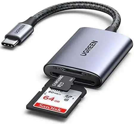 UGREEN USB-C MULTIFUNCTION SD/TF MEMORY CARD READER 80888 - Image 2