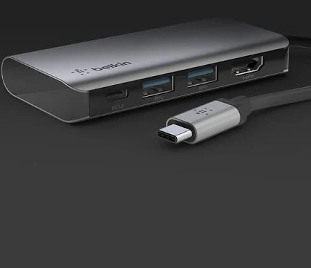 BELKIN CONNECT USB C 4 IN 1 MULTIPORT ADAPTER AVC006BTSGY - Image 8