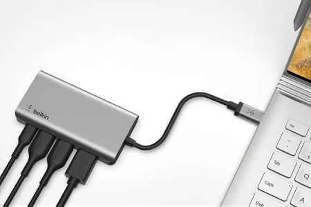 BELKIN CONNECT USB C 4 IN 1 MULTIPORT ADAPTER AVC006BTSGY - Image 3