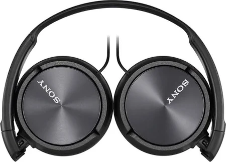 SONY WIRED ON EAR HEADPHONE WITH MIC BLACK MDR-ZX310AP - Image 3