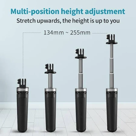 TELESIN MINI TRIPOD SELFIE STICK FOR ACTION CAMERA GP-MNP-092-X - Image 7