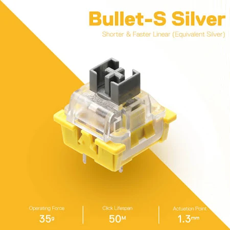 REDRAGON BULLET S MECHANICHAL SWITCH 24 PCS SWITCH A113S - Image 6