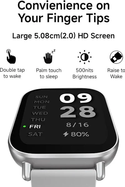 MI REDMI WATCH 5 ACTIVE MATTE SILVER - Image 9