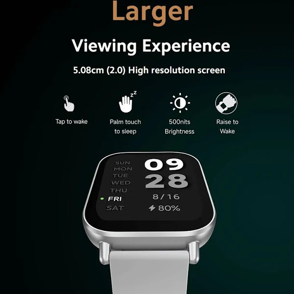 MI REDMI WATCH 5 ACTIVE MATTE SILVER - Image 5