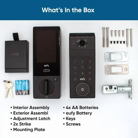 EUFY SMART LOCK TOUCH FINGERPRINT WITH WI-FI BRIDGE T8510013 - Image 10