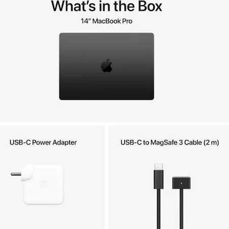 APPLE MACBOOK PRO 14 INCH M4 CHIP 10 CORE CPU 10 CORE GPU 16GB 1TB SPACE BLACK ARABIC MW2V3 - Image 8