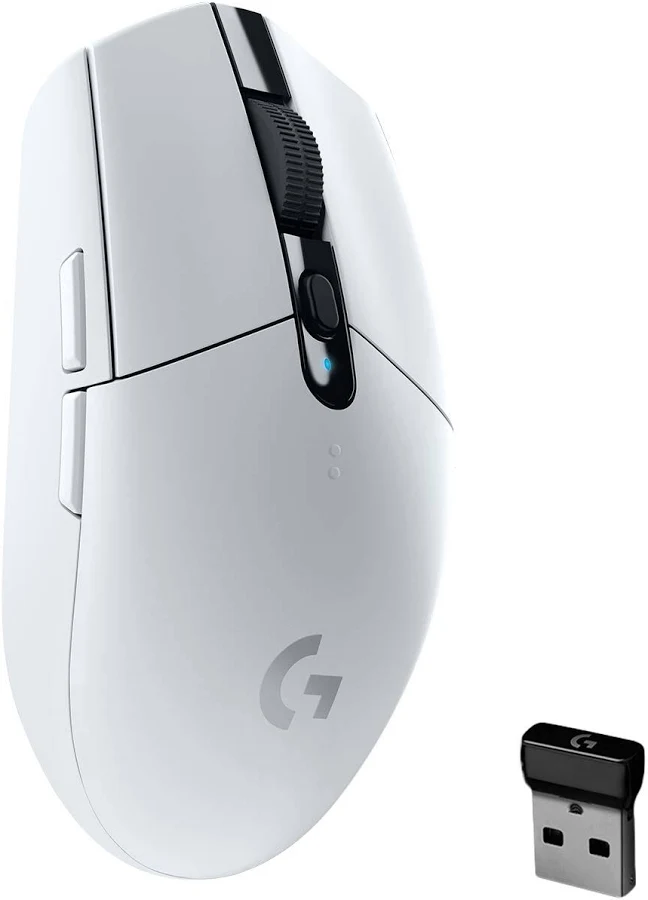 LOGITECH LIGHT SPEED G304 WIRELESS GAMING MOUSE WHITE 910-005295 - Image 2