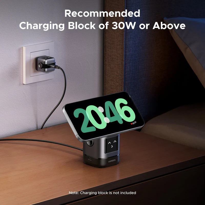 UGREEN UNO 2 IN 1 MAGNETIC WIRELESS CHARGING STATION 15W 45775 - Image 7