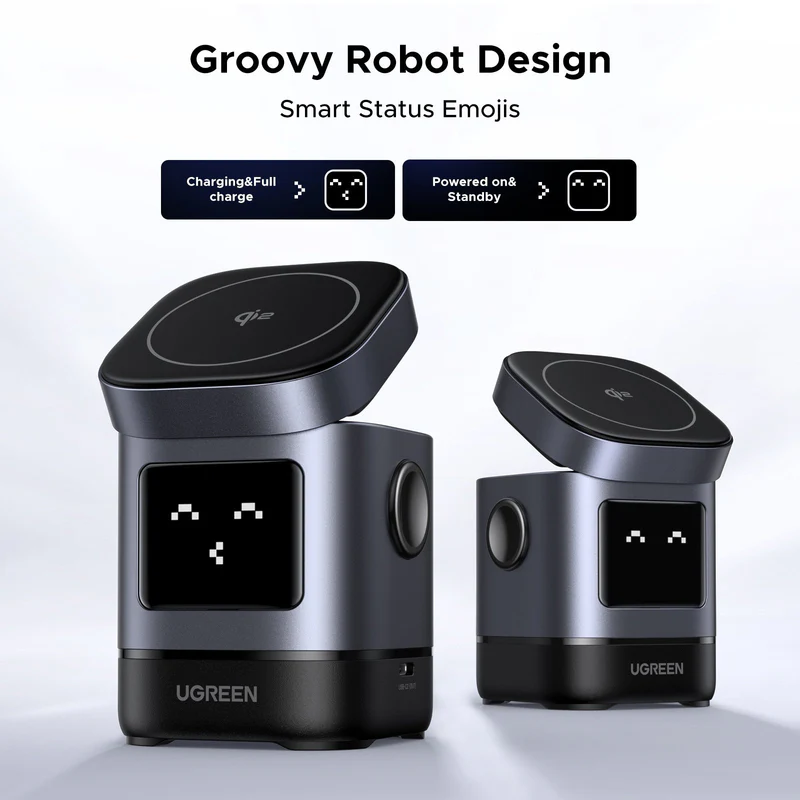 UGREEN UNO 2 IN 1 MAGNETIC WIRELESS CHARGING STATION 15W 45775 - Image 3