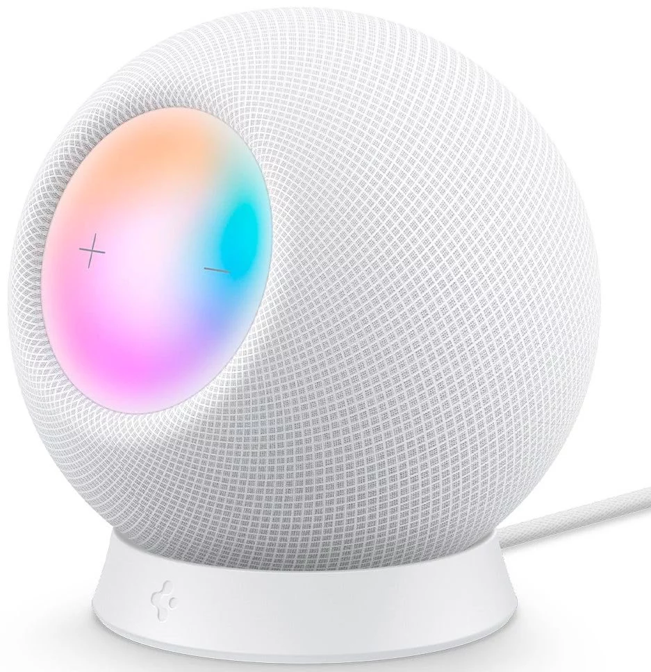 SPIGEN HOMEPOD MINI STAND SILICONE FIT WHITE AMP02816 - Image 3