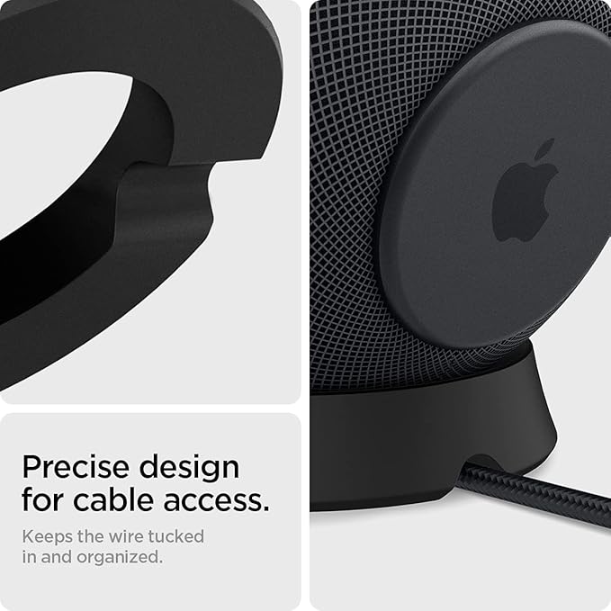 SPIGEN HOMEPOD MINI STAND SILICONE FIT BLACK AMP02781 - Image 8