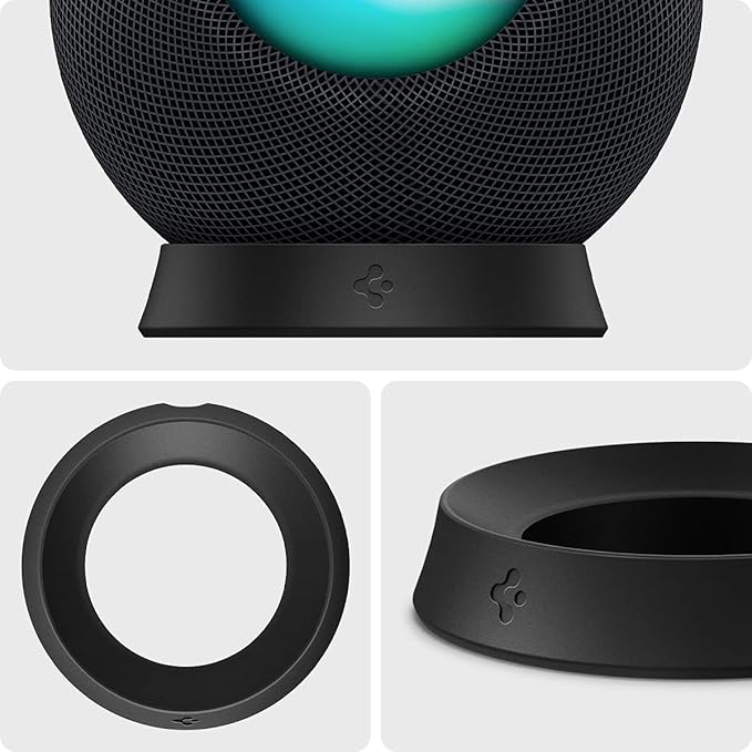 SPIGEN HOMEPOD MINI STAND SILICONE FIT BLACK AMP02781 - Image 4