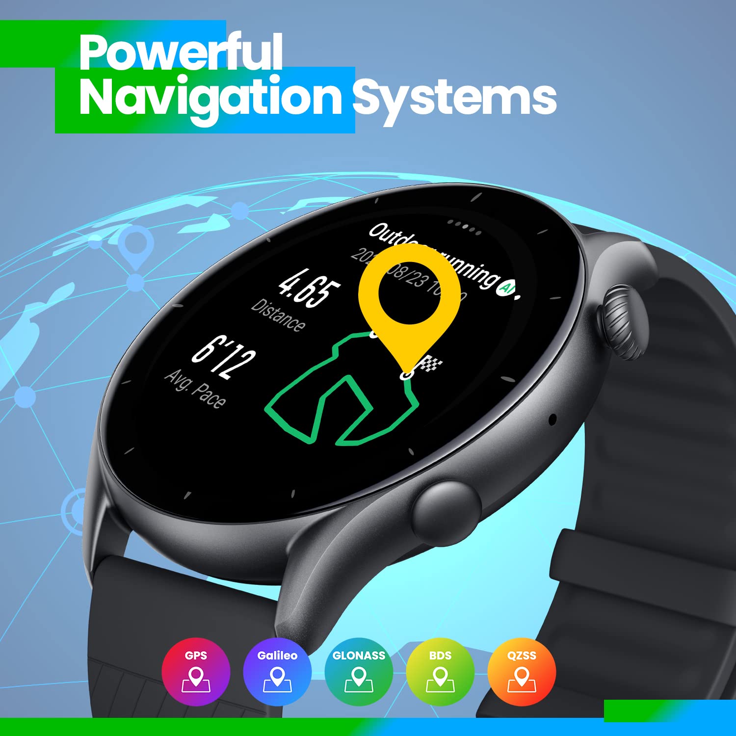 AMAZFIT GTR3 SMART WATCH MOONLIGHT GRAY - Image 7
