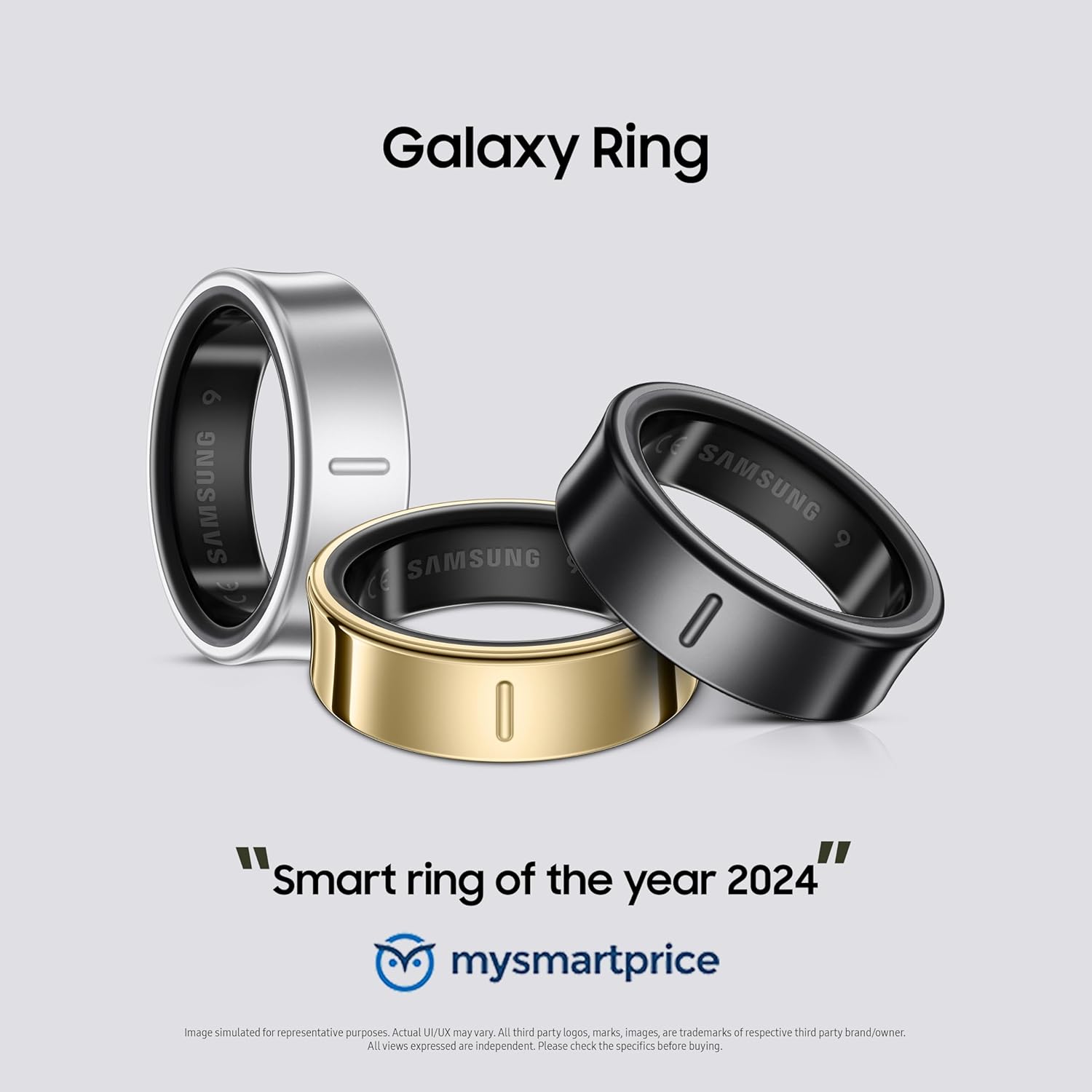 SAMSUNG GALAXY SMART RING SIZE 9 TITANIUM BLACK SM-Q509NZKAMEA - Image 6