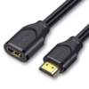 The MINDPURE HDMI Male to Female Extension Cable (Black) is engineered to extend your HDMI connection while maintaining top-notch video and audio quality