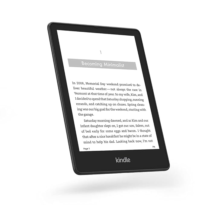 AMAZON KINDLE PAPER 12TH GENERATION SIGNATURE EDITION 32GB METALLIC BLACK - Image 3