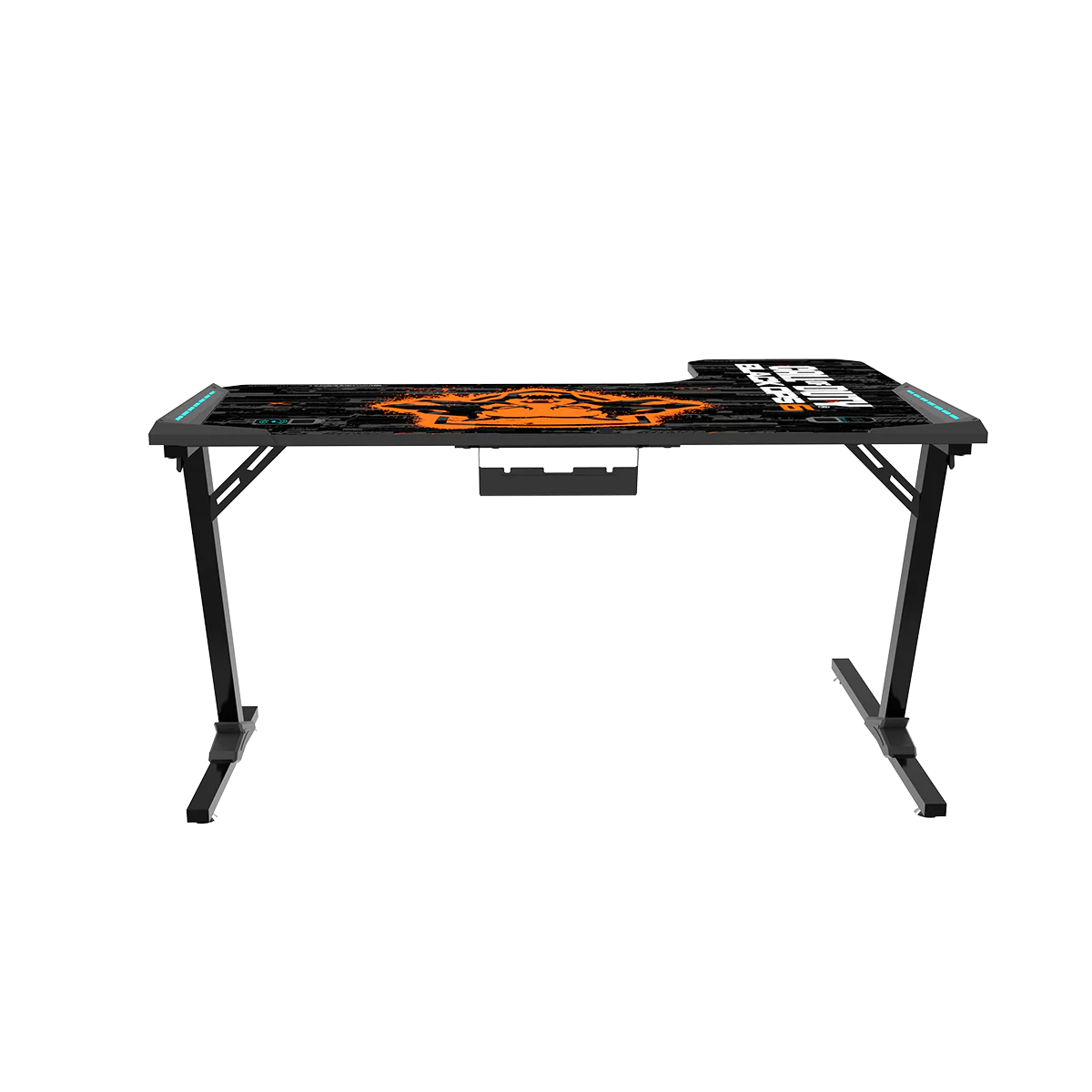 GAMEON CALL OF DUTY RGB FLOWING LIGHT GAMING DESK WITH TABLE MOUSE PAD BLKOPS6-RAPTOR-L - Image 6