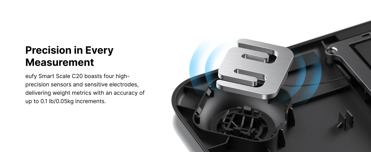 Eufy Smart Scale C20 Black T9130011 - Image 3