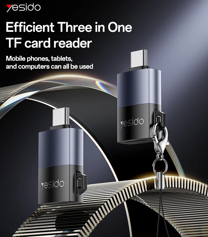 YESIDO CARD READER BLACK GS37 - Image 4