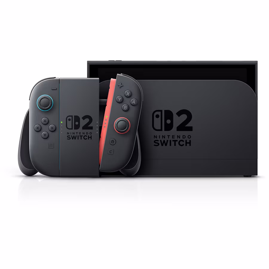 NINTENDO SWITCH 2 GAMING CONSOLE MARIOKART WORLD BLACK RED - Image 3