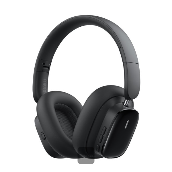 BASEUS BOWIE H1I NOISE CANCELLATION WIRELESS HEADPHONE CLUSTER BLACK - Image 6