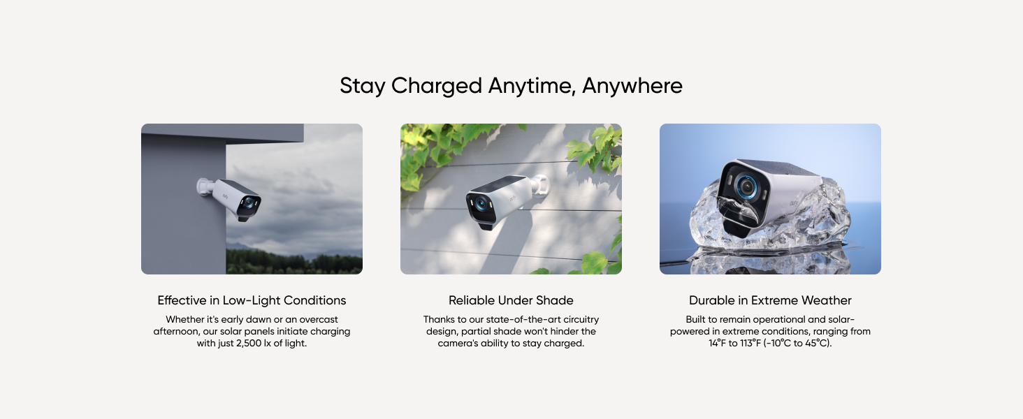Eufy Security eufyCam S3 Pro Add-on Solar Security Camera Outdoor T81623W1 - Image 5