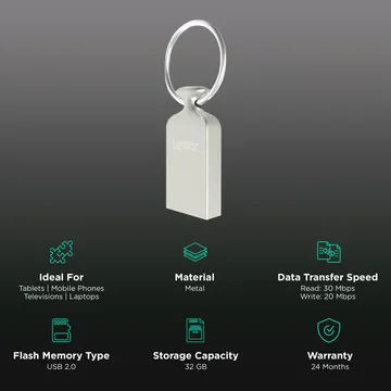 LEXAR JUMPDRIVE USB 2.0 32GB FLASH DRIVE M22 LJDM022032G-BNJNG - Image 2