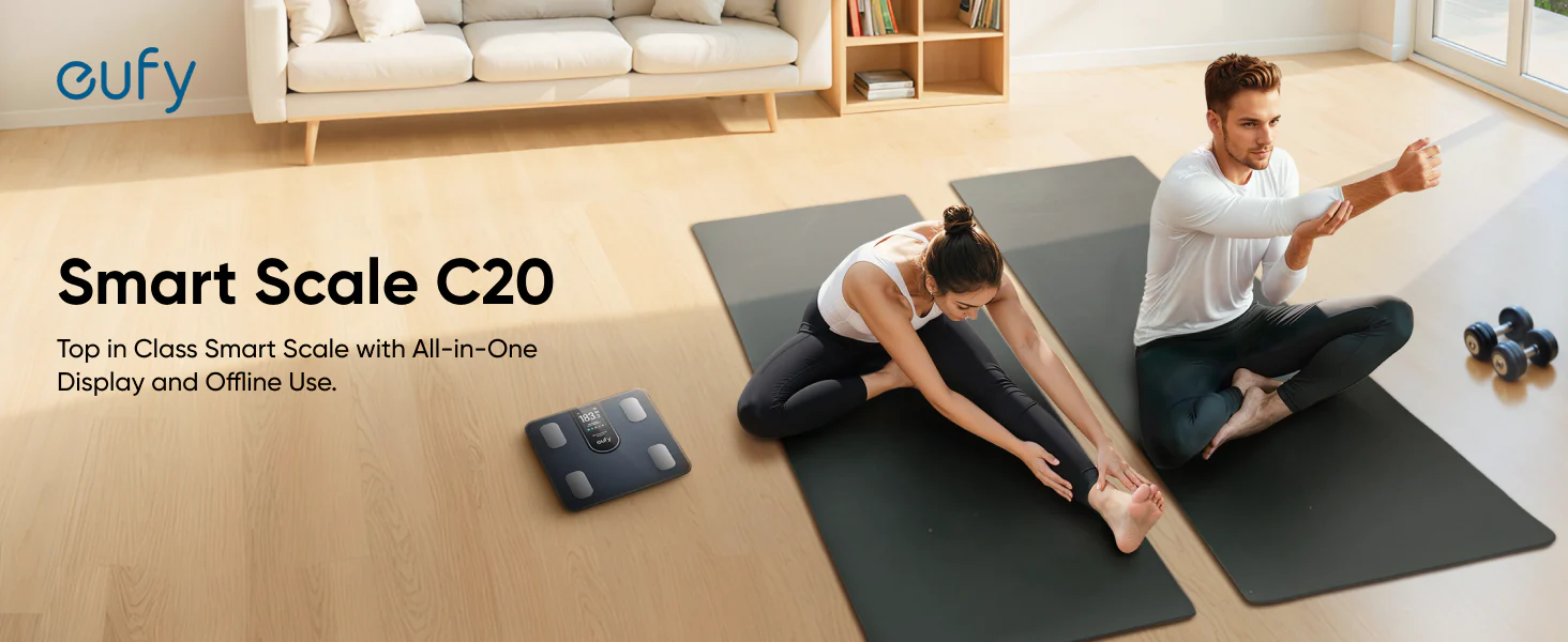 Eufy Smart Scale C20 Black T9130011 - Image 5