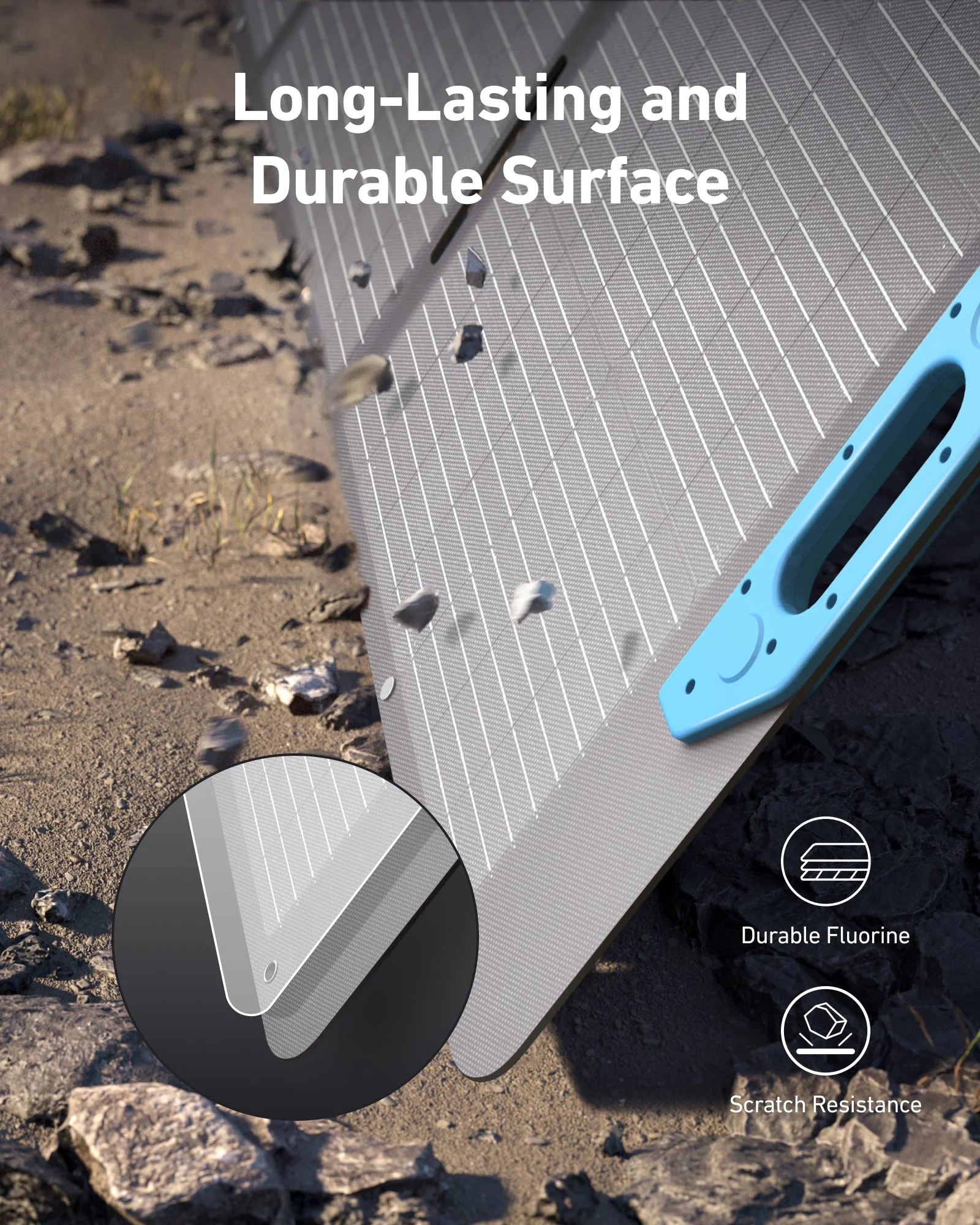 ANKER SOLIX PS200 PORTABLE SOLAR PANEL GRAY 200W A24360A1 - Image 4