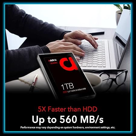 ADDLINK 2.5 INCH 3D NAND SATA III 6GB/S 1TB SSD BLACK AD1TBS20S3S - Image 6