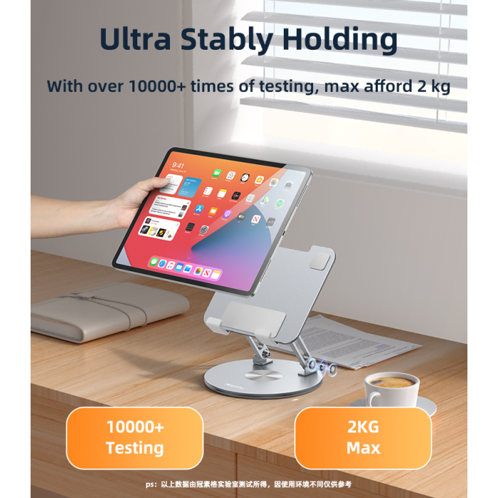 YESIDO 360 DEGREE ROTATING FOLDABLE TABLET DESK STAND C293 - Image 4