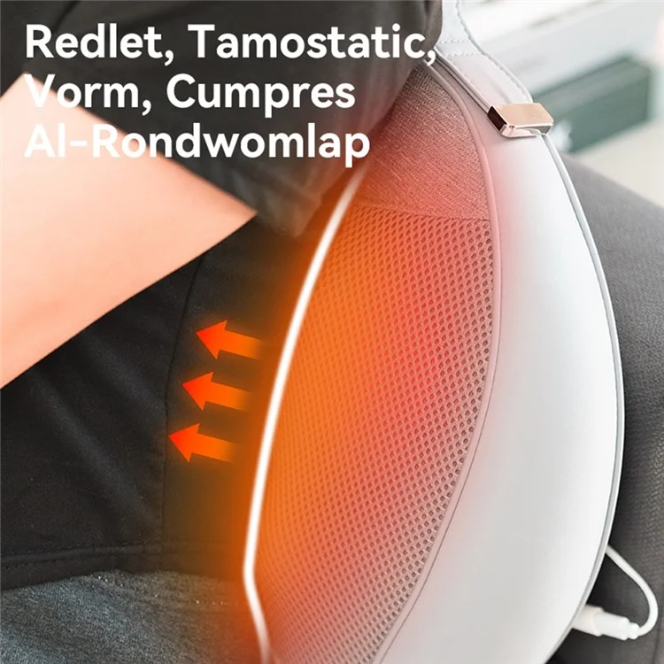 YESIDO RECHARGEABLE BACK MASSAGER HOT COMPRESS ERGONOMIC RELIEVE FATIGUE MASSAGE TOOL MG15 - Image 6